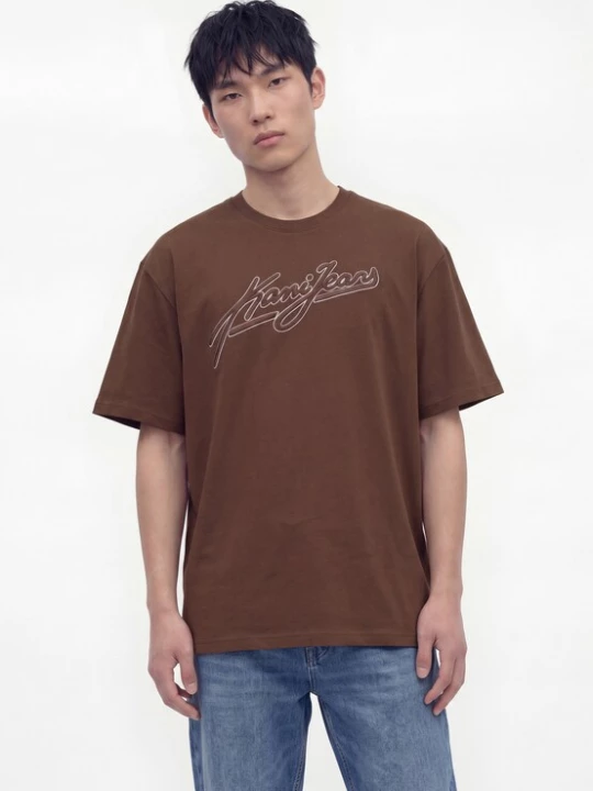 Foto van product Karl Kani Shirt karamel / wit