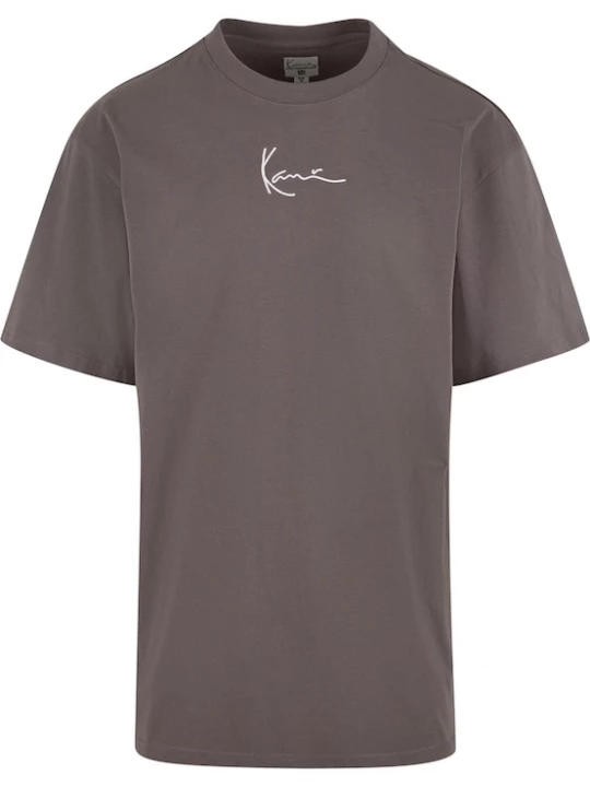 Foto van product Karl Kani Shirt 'KM241-076-7' antraciet / wit