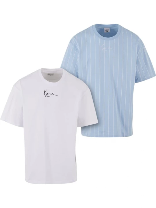 Foto van product Karl Kani Shirt lichtblauw / wit