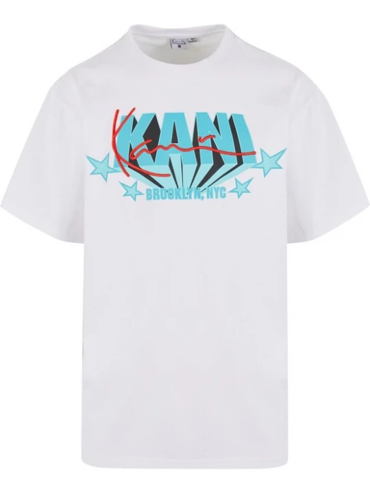 Foto van product Karl Kani Shirt neonblauw / rood / wit