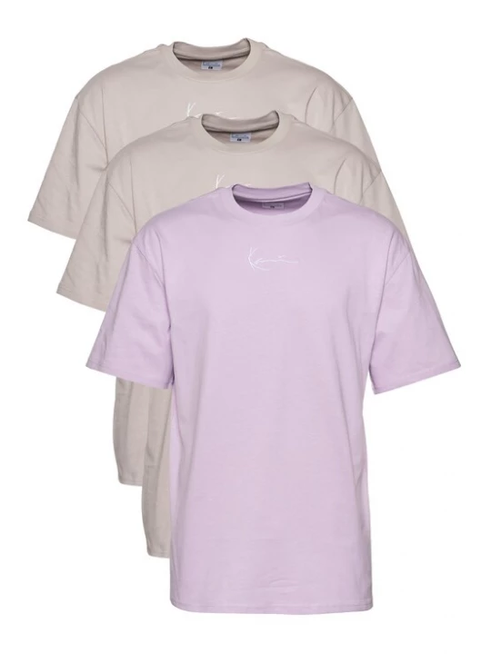 Foto van product Karl Kani Shirt nude / orchidee / wit