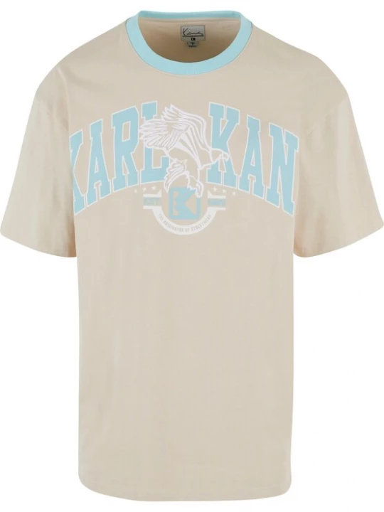 Foto van product Karl Kani Shirt sand / lichtblauw / wit