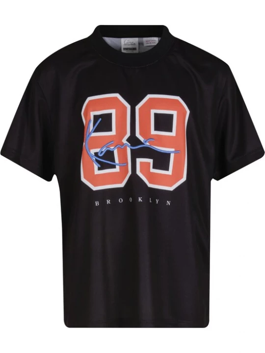 Foto van product Karl Kani Shirt 'Signature 89' royal blue / koningsblauw / cognac / zwart / wit