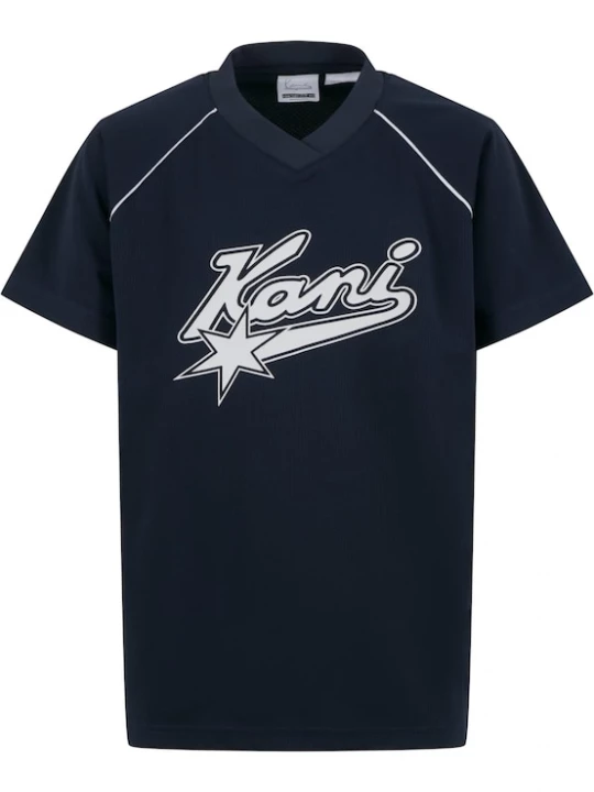 Foto van product Karl Kani Shirt 'Varsity Star Soccer' donkerblauw / wit