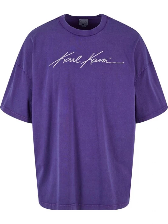 Foto van product Karl Kani Shirt zilvergrijs / lila