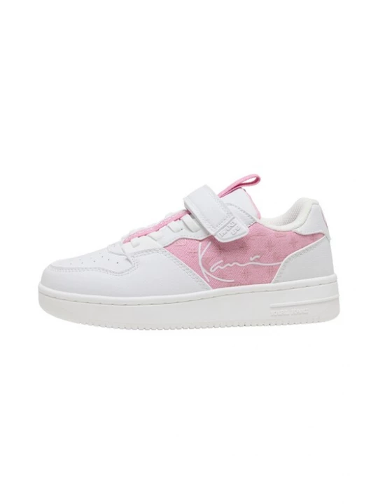 Foto van product Karl Kani Sneakers '89 Tongue' rosa / wit