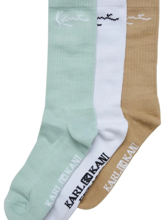 Foto van product Karl Kani Sokken sand / mintgroen / zwart / wit