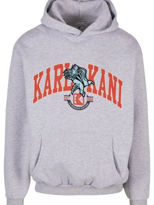 Foto van product Karl Kani Sweatshirt 'Eagle' turquoise / grijs gemêleerd / rood / zwart