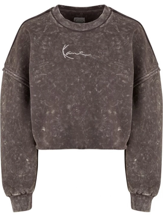 Foto van product Karl Kani Sweatshirt grijs / olijfgroen