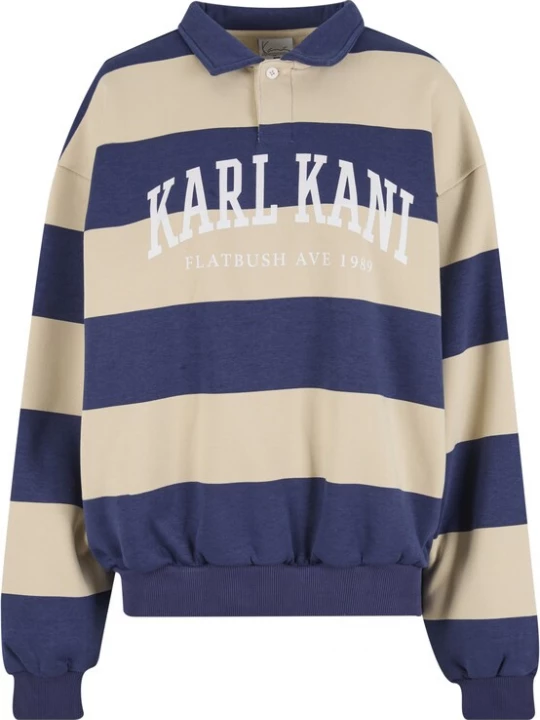 Foto van product Karl Kani Sweatshirt 'Heritage' beige / navy / wit