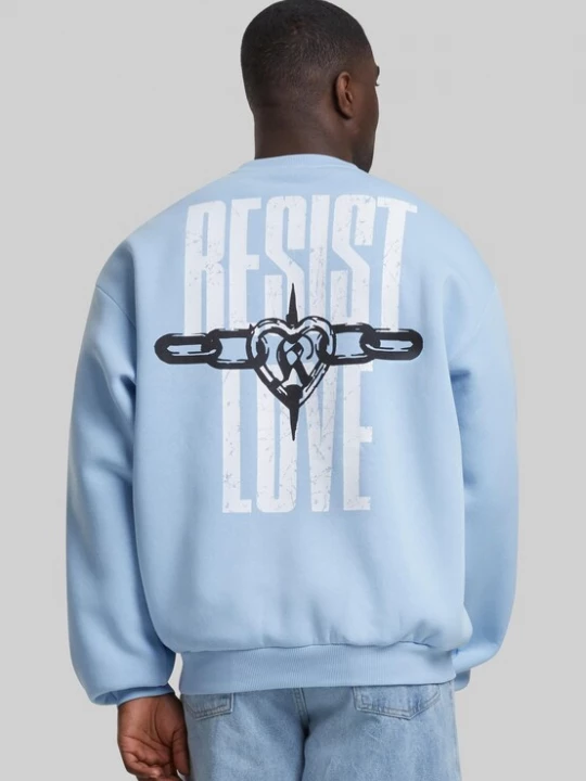 Foto van product Karl Kani Sweatshirt lichtblauw / zwart / wit