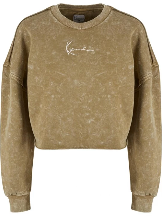 Foto van product Karl Kani Sweatshirt olijfgroen / wit