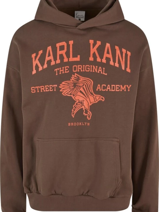 Foto van product Karl Kani Sweatshirt 'Street Academy' donkerbruin / oranje