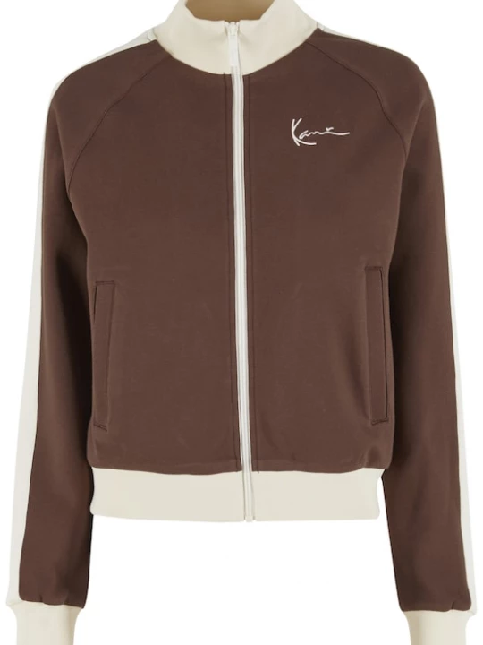 Foto van product Karl Kani Sweatvest donkerbruin / wit