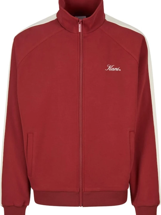 Foto van product Karl Kani Sweatvest donkerrood / natuurwit