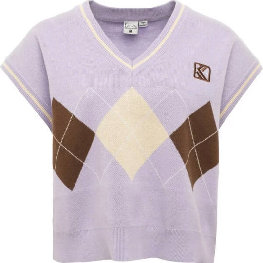 Foto van product Karl Kani Trui champagne / chocoladebruin / mauve