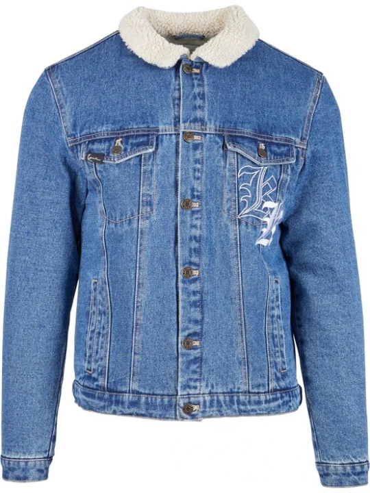 Foto van product Karl Kani Tussenjas beige / blauw