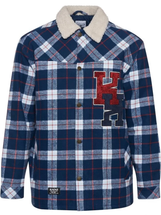 Foto van product Karl Kani Tussenjas beige / navy / rood / wit