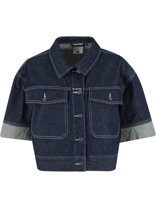 Foto van product Karl Kani Tussenjas blauw denim