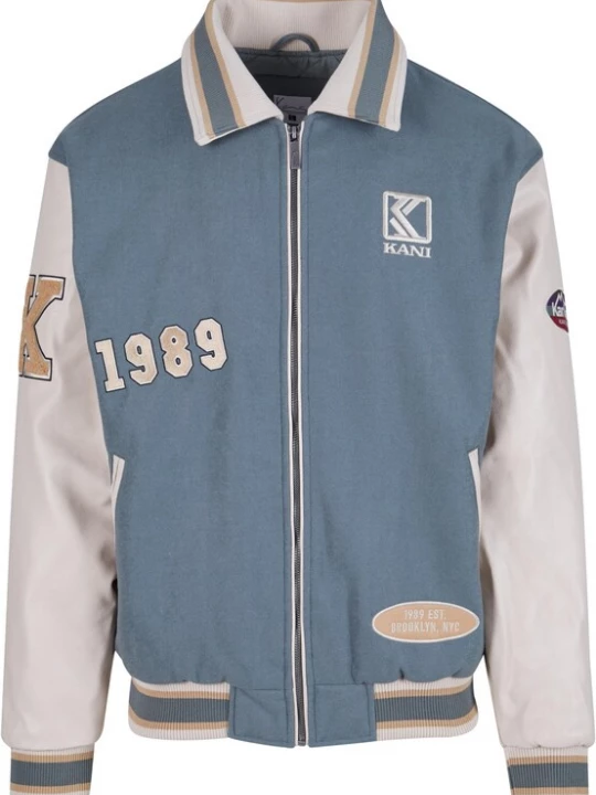 Foto van product Karl Kani Tussenjas camel / lichtbeige / smoky blue / zwart