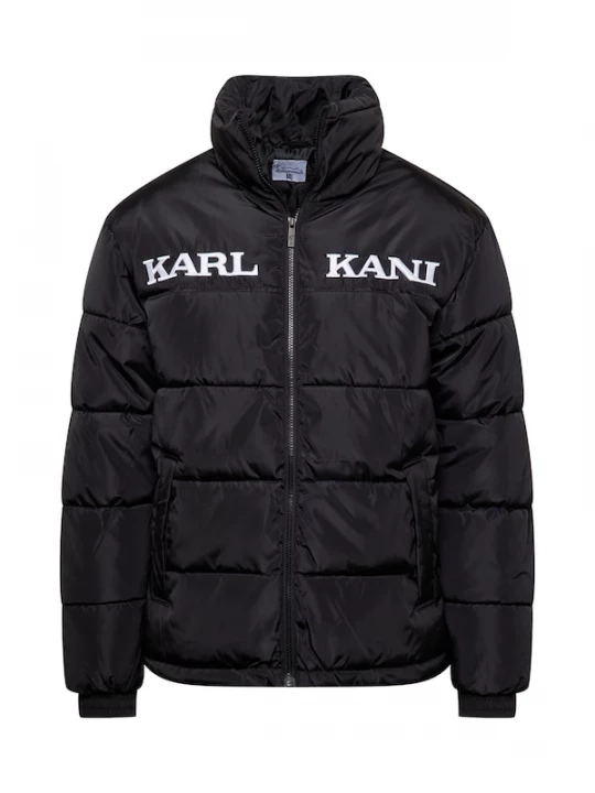 Foto van product Karl Kani Tussenjas 'Essential' zwart / wit