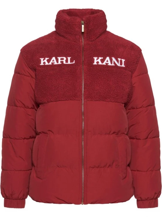 Foto van product Karl Kani Tussenjas 'KM234-011-1' rood / donkerrood / wit