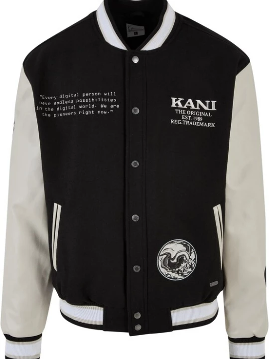 Foto van product Karl Kani Tussenjas lichtblauw / lichtgrijs / zwart / wit