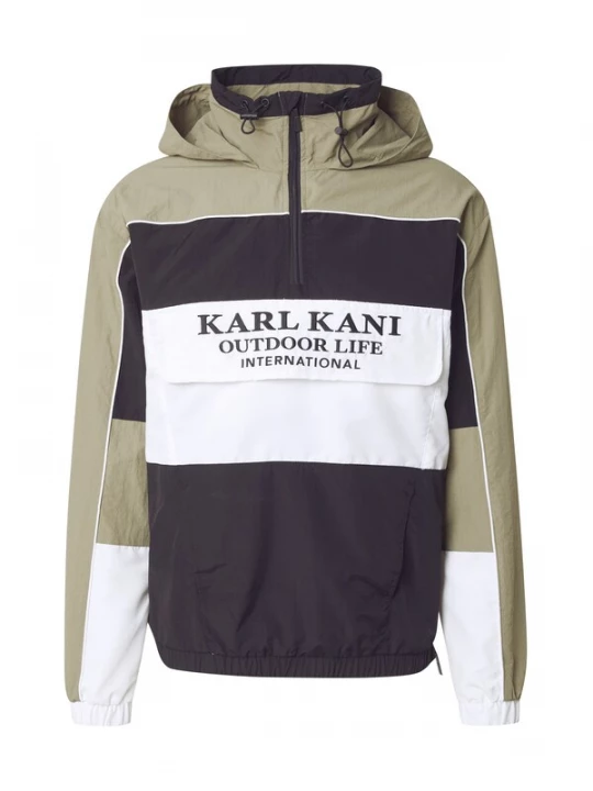 Foto van product Karl Kani Tussenjas olijfgroen / zwart / wit
