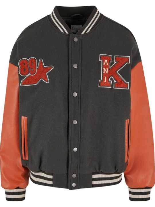 Foto van product Karl Kani Tussenjas oranje / zwart / wit