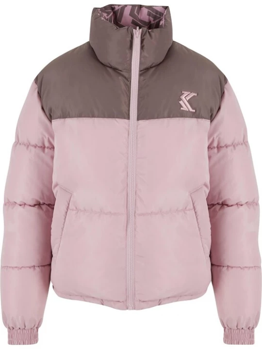Foto van product Karl Kani Winterjas bruin / lichtroze