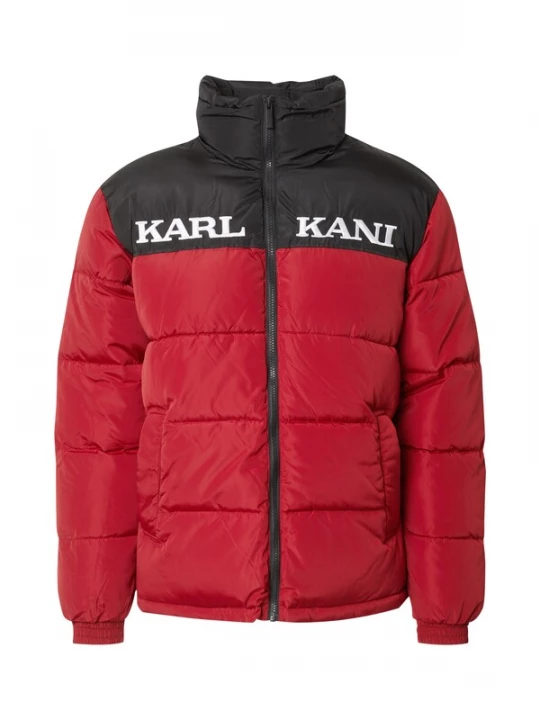 Foto van product Karl Kani Winterjas 'Essential' rood / zwart / wit
