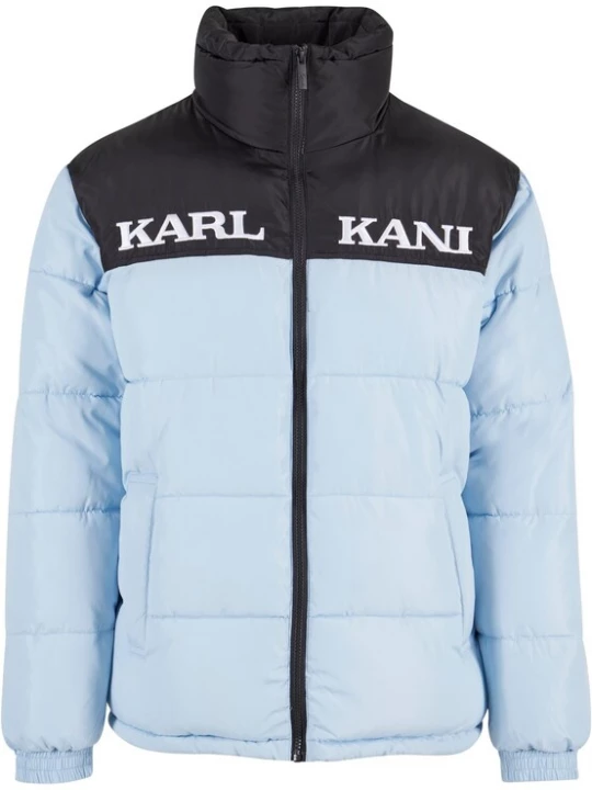 Foto van product Karl Kani Winterjas lichtblauw / zwart / wit