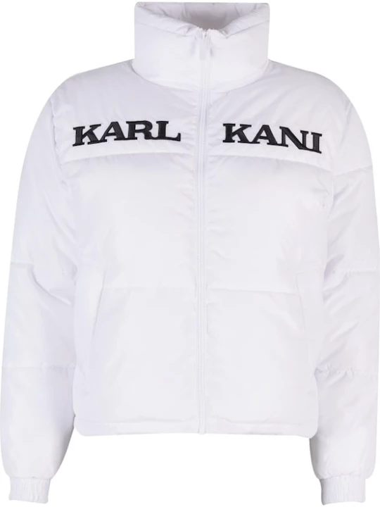 Foto van product Karl Kani Winterjas 'Retro Essential' zwart / wit