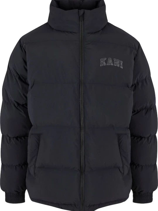 Foto van product Karl Kani Winterjas 'Serif 89' grijs / aardetinten / zwart