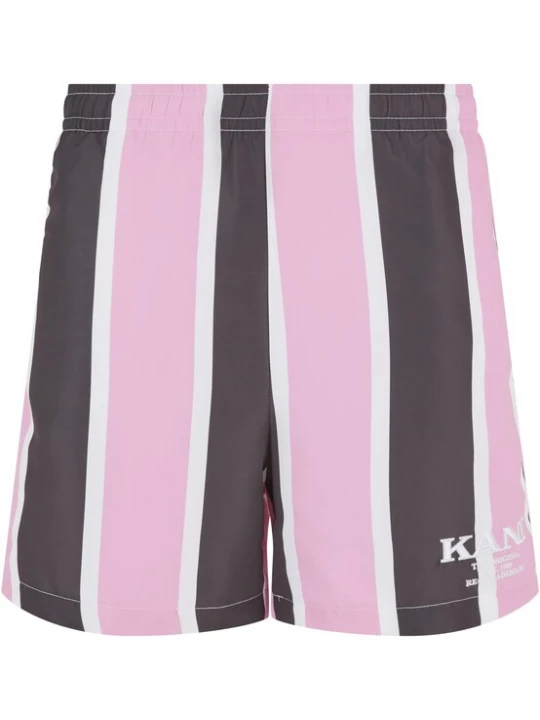 Foto van product Karl Kani Zwemshorts donkergrijs / rosa / wit