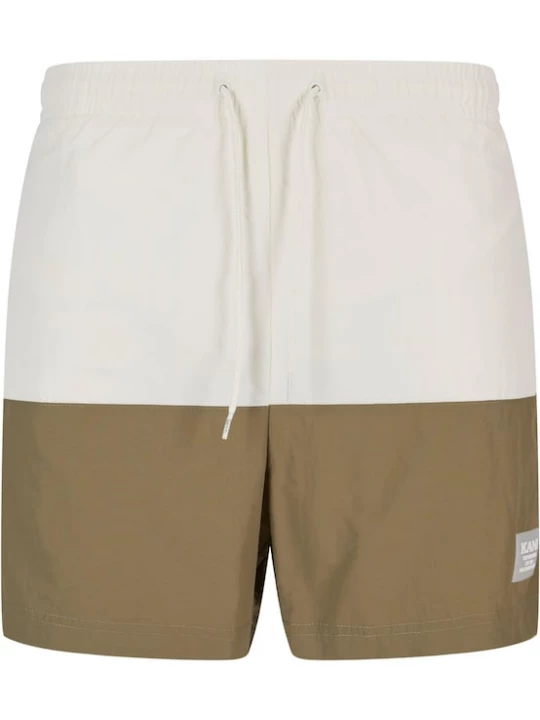 Foto van product Karl Kani Zwemshorts olijfgroen / offwhite
