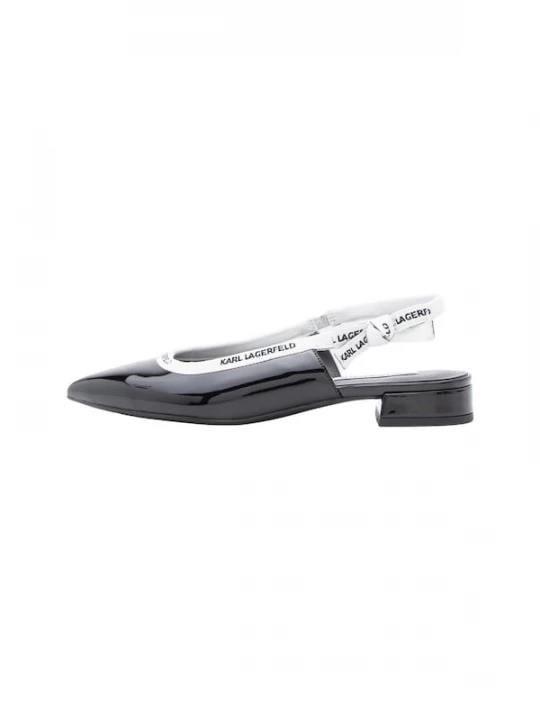 Foto van product Karl Lagerfeld Ballerina met riempjes zwart