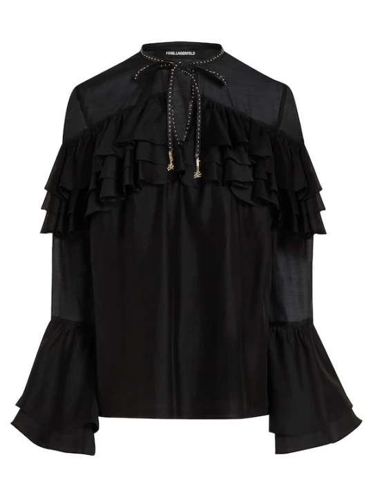 Foto van product Karl Lagerfeld Blouse zwart