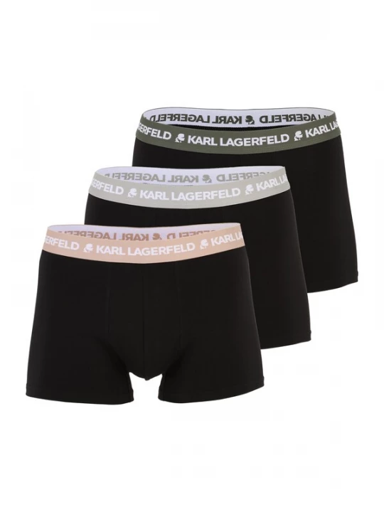 Foto van product Karl Lagerfeld Boxershorts cappuccino / grijs / spar / zwart
