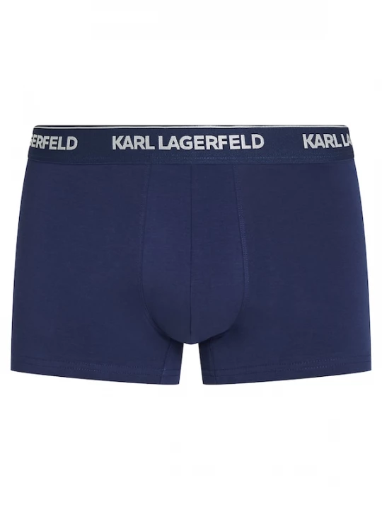 Foto van product Karl Lagerfeld Boxershorts donkerblauw / wit