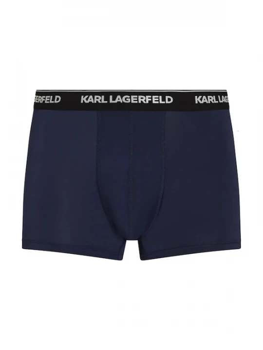 Foto van product Karl Lagerfeld Boxershorts donkerblauw / zwart / wit