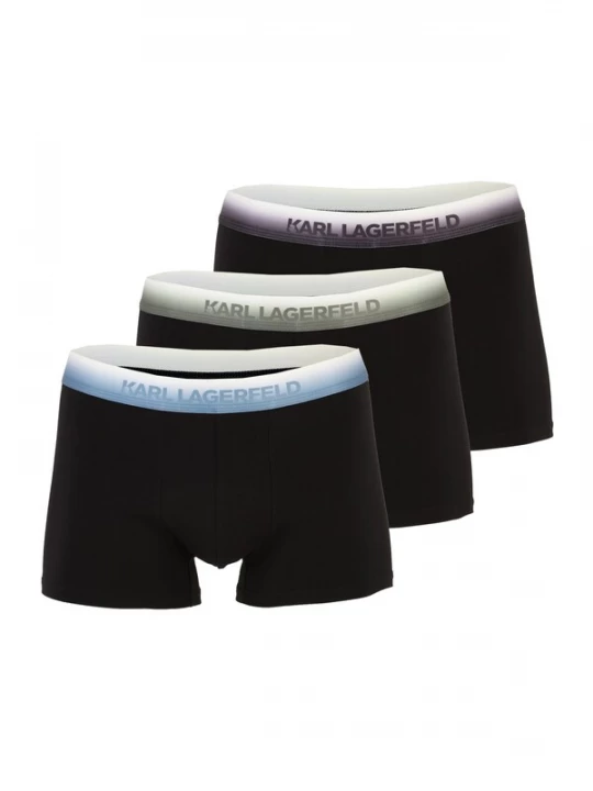 Foto van product Karl Lagerfeld Boxershorts lichtblauw / groen / lila / zwart