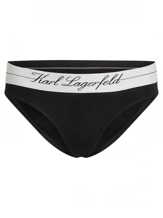 Foto van product Karl Lagerfeld Broekje 'HOTEL' zwart / wit