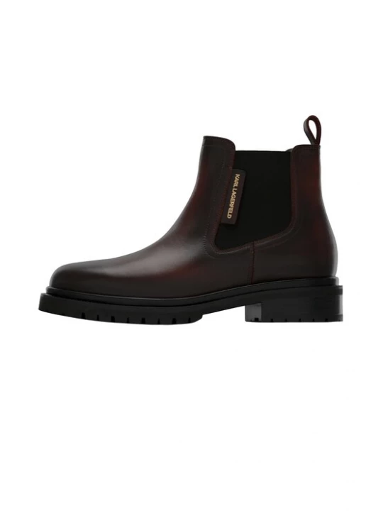 Foto van product Karl Lagerfeld Chelsea boots donkerbruin / zwart