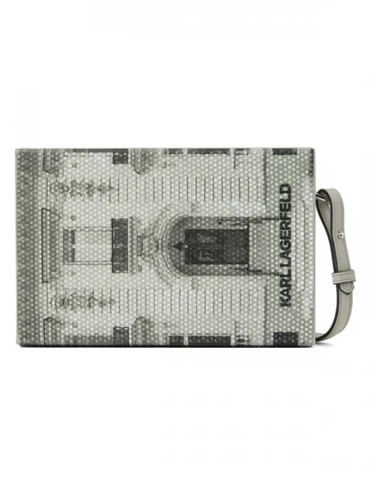 Foto van product Karl Lagerfeld Clutch grijs / lichtgrijs / zwart