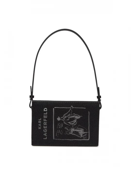 Foto van product Karl Lagerfeld Clutch 'K / Soiree' zwart / wit