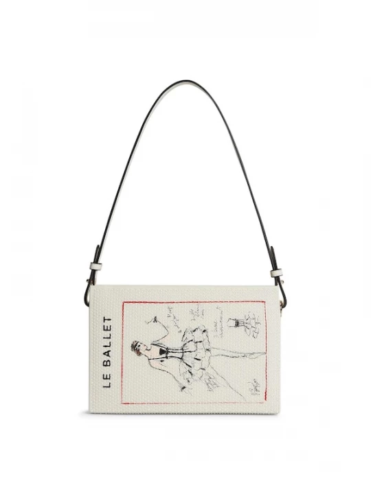 Foto van product Karl Lagerfeld Clutch pastelroze / rood / zwart / offwhite