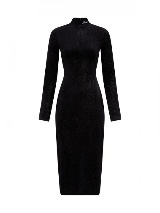 Foto van product Karl Lagerfeld Cocktailjurk zwart / zilver