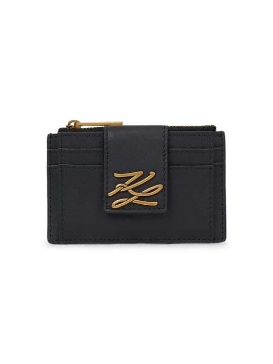 Foto van product Karl Lagerfeld Etui ' K / Autograph Kartenetui mit Reißverschluss ' zwart