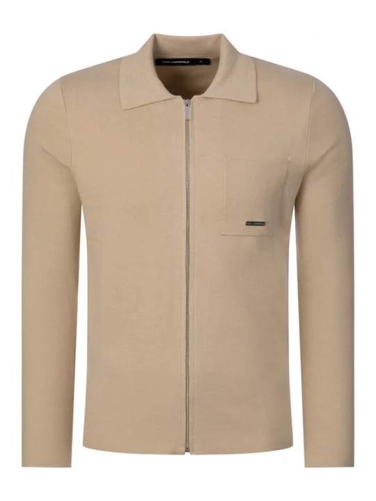 Foto van product Karl Lagerfeld Gebreid vest ' 655014 ' lichtbruin